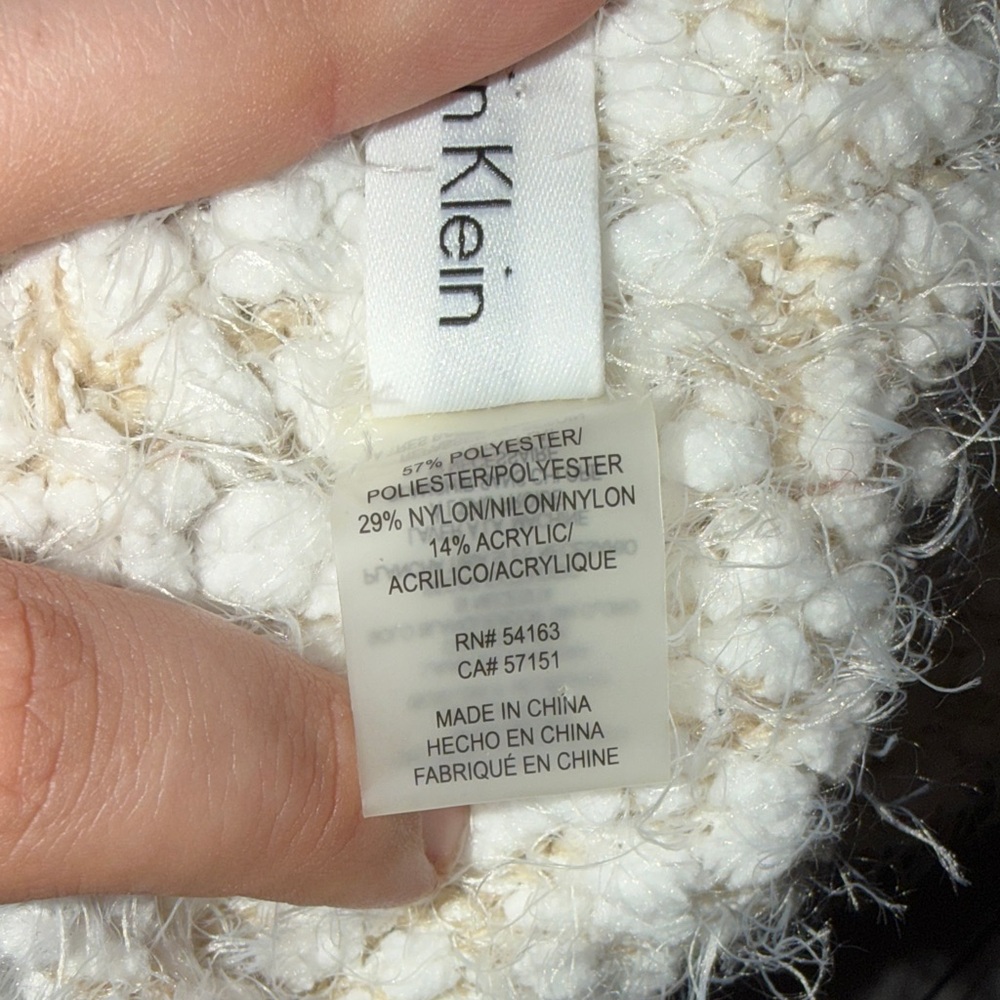 Cream Scarf - Picture 6 of 6